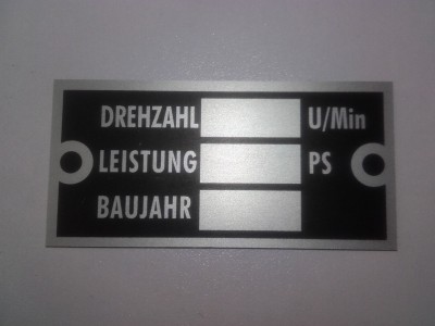 Typeplaatje Typeplaatje