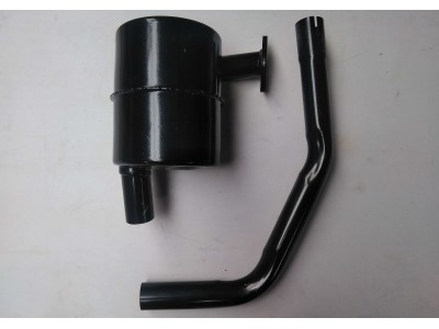 Deutz uitlaat F2L612 2cil en D25S alleen de buis