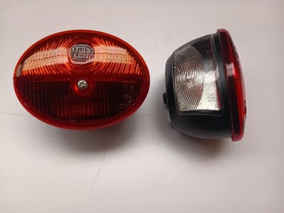 Achterlicht / knipperlicht  + kentekenverlichting Willy