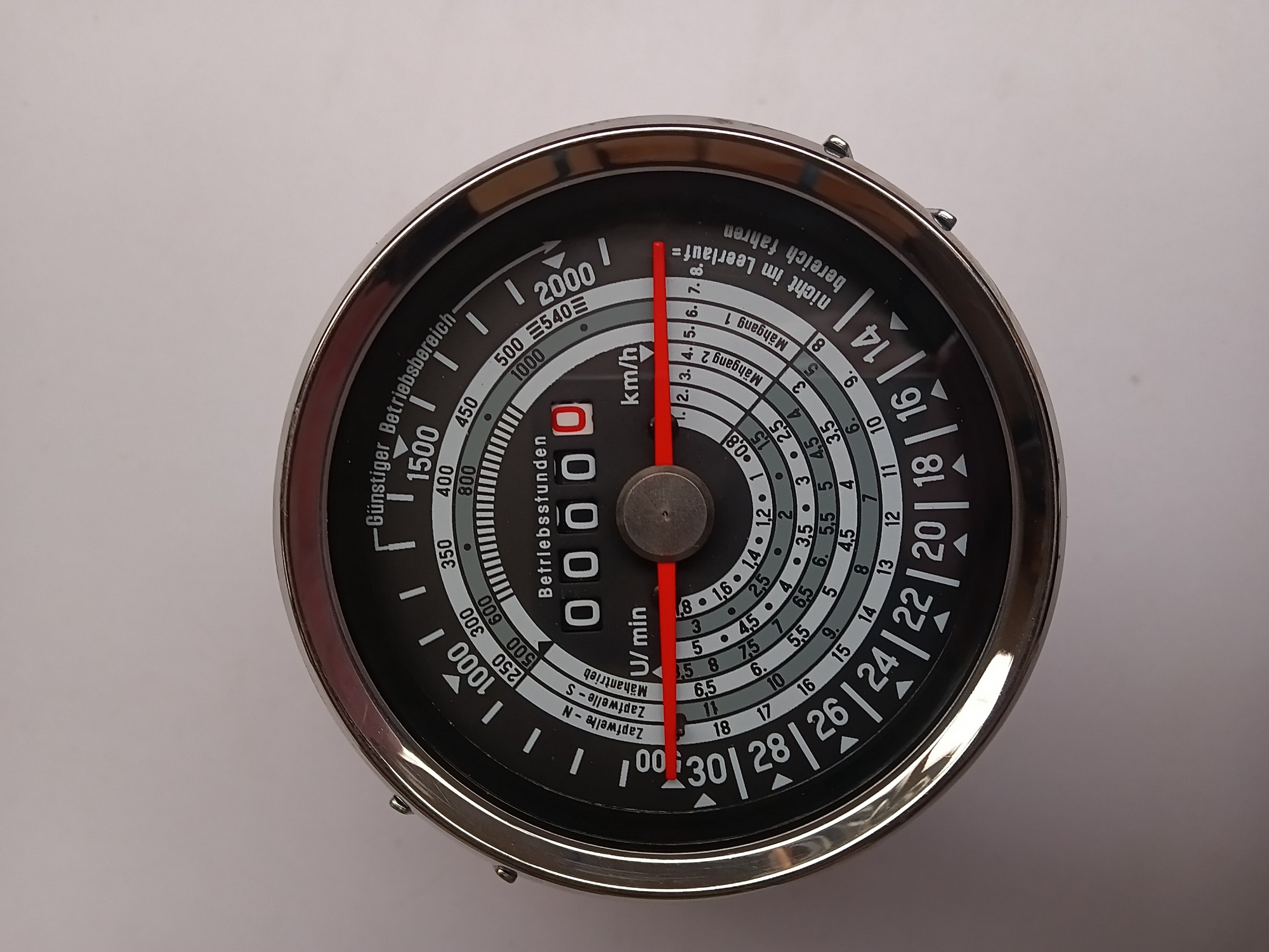 Tractormeter Eicher rechtsdraaiend 30 km/u