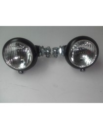 Hassia zijmontage boutlampen (zwart) ⌀ 105 mm
