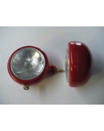 Koplamp Engels model Rood Links