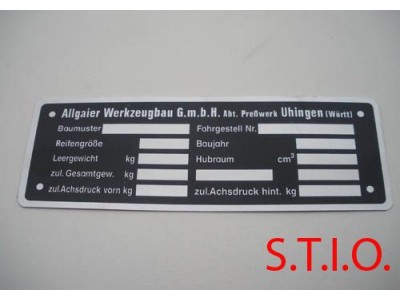 Allgaier Uhingen 147x52mm Allgaier Uhingen 147x52mm