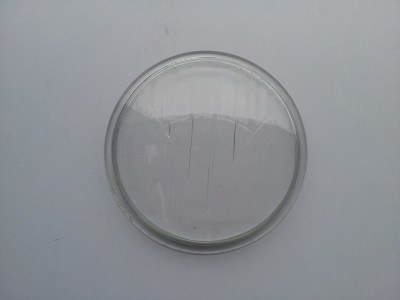 Koplampglas bol 105 mm