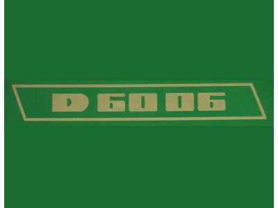 Stickerset D6006 goud