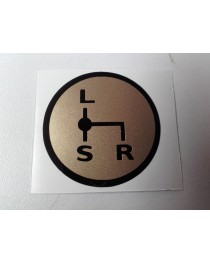 Schakelschema L-S-R goud rond