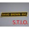 David Brown 850 links