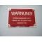 Warnung! typeplaat