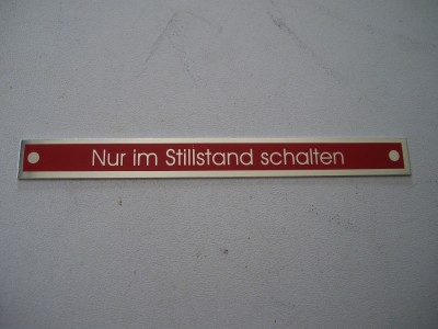 Stilstand shalten Stilstand shalten