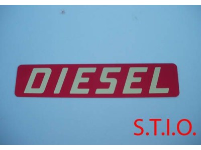 Holder Diesel 37x165mm embleem