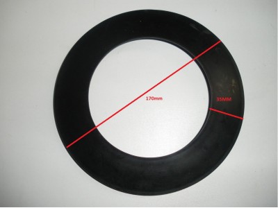 Tankinlaat rubber breed 