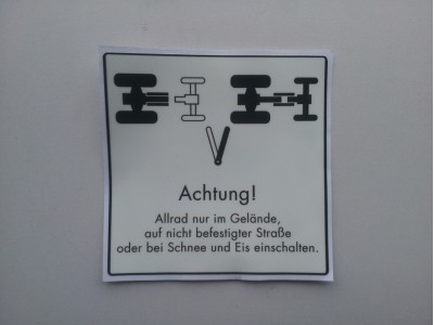Deutz Sticker Allrad