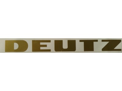 Deutz sticker goud