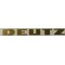 Deutz sticker goud