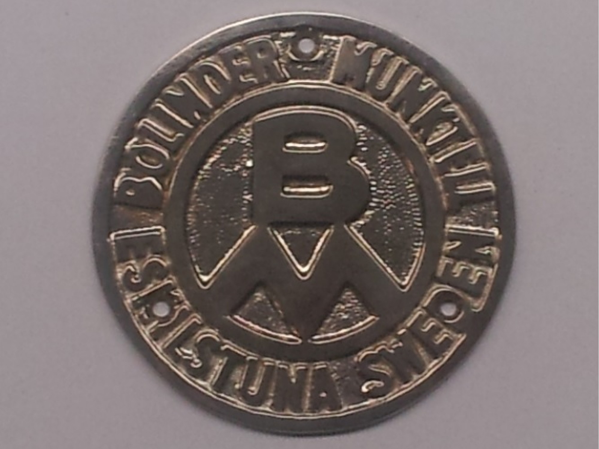 BM embleem (aluminium uitvoering)