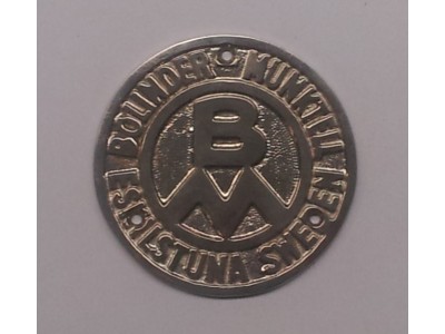 BM embleem (aluminium uitvoering)