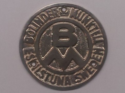 BM embleem (aluminium uitvoering) BM embleem (aluminium uitvoering)