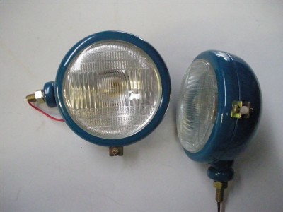 Koplamp Engels model Blauw Rechts Koplamp Engels model Blauw Rechts