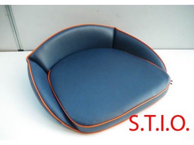 Kussen blauw geel model fordson