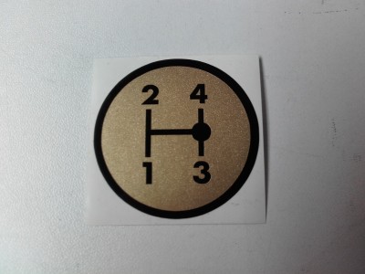 Schakelschema 2-1-4-3 goud rond Schakelschema 2-1-4-3 goud rond