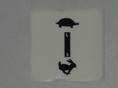 Schakelschema sticker S-H wit Schakelschema sticker S-H wit