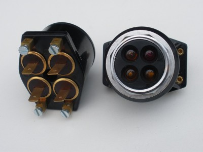 Controlelamp O+O+O+R