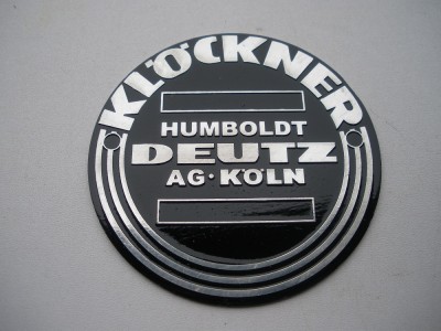 Deutz Klockner zwart Deutz Klockner zwart