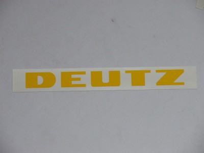 Deutz  motorkap sticker klein Deutz  motorkap sticker klein