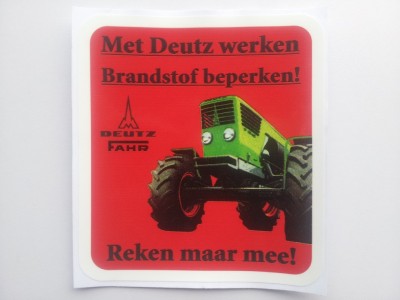 Brandstof sticker 06 NL Brandstof sticker 06 NL