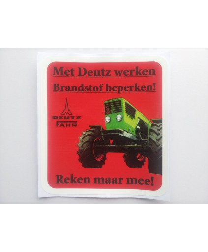 Brandstof sticker 06 NL