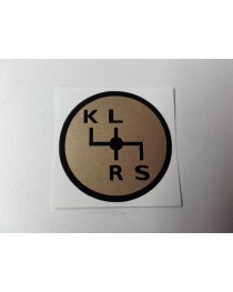 Schakelschema K-L-R-S goud rond