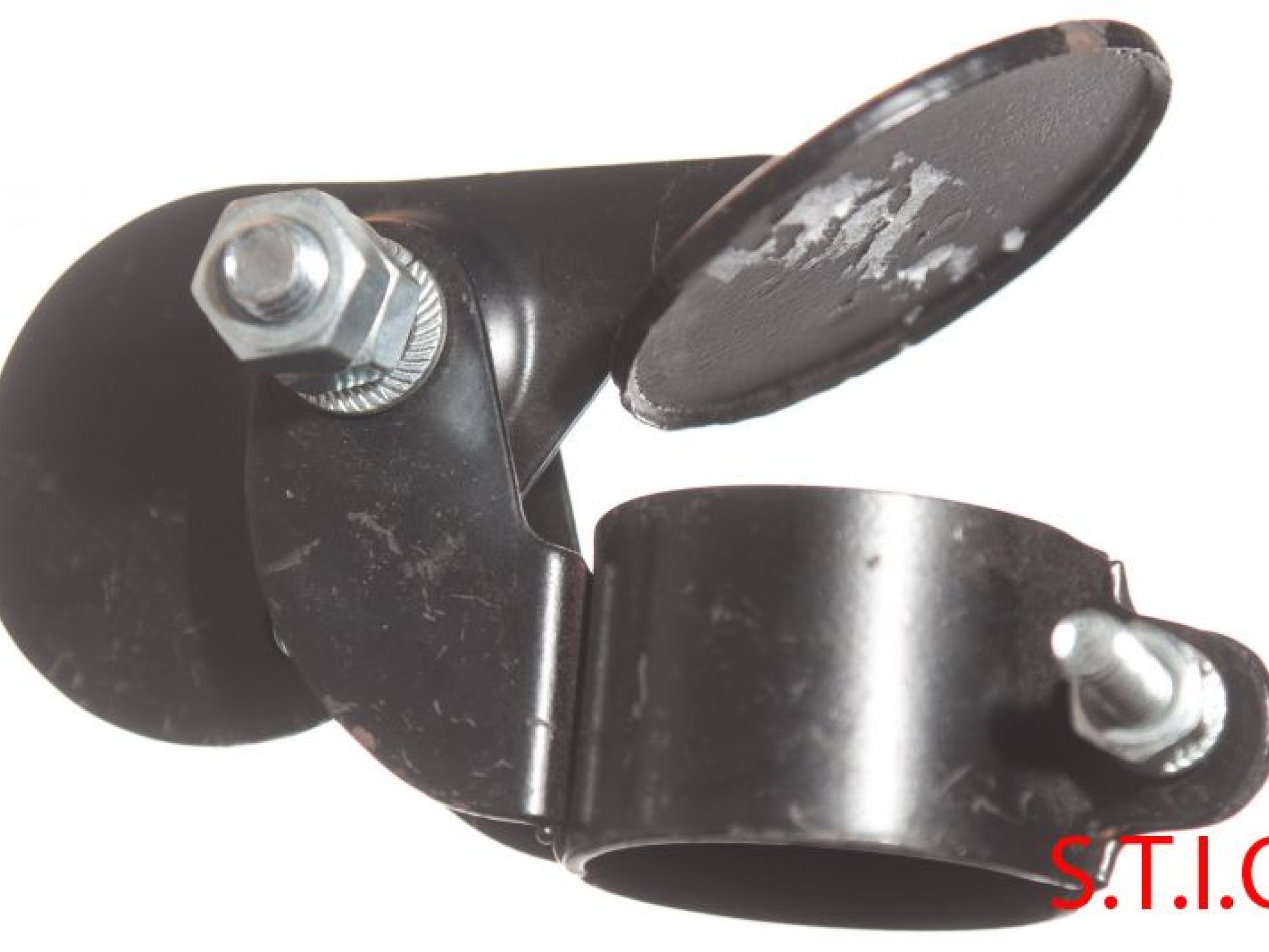 Uitlaat regenkap  1 3/4 inch zwart