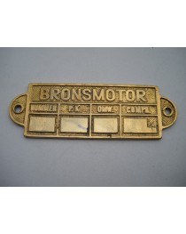 Brons 160x50mm