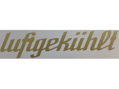 Deutz sticker luftgekühlt goud