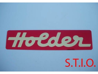 Holder 255x65mm embleem