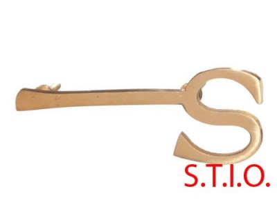 Deutz S embleem messing